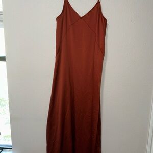 Hinge Terracotta Maxi Dress